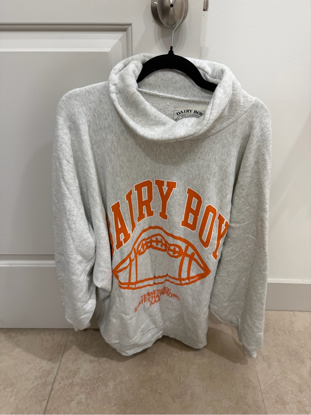 Dairy Boy M/L Study Break State Champs Rollneck. ⚡️💕